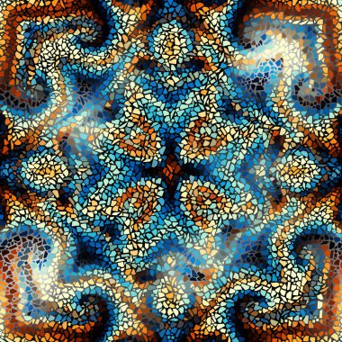 Dikişsiz mozaik desen