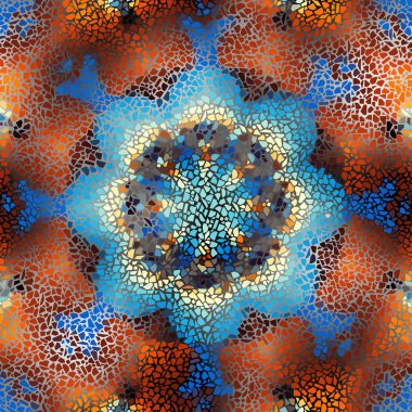 Dikişsiz mozaik desen