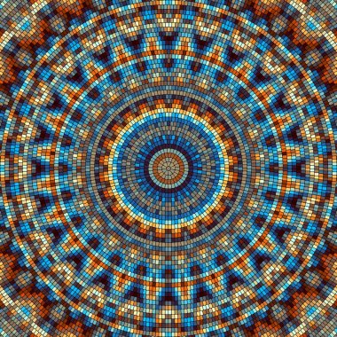 Dikişsiz mozaik desen