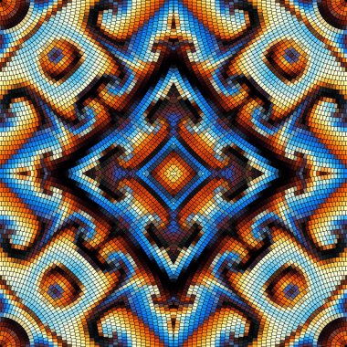 Dikişsiz mozaik desen