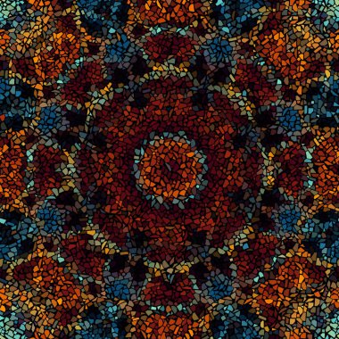 Dikişsiz mozaik desen