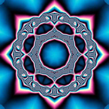 soyut yuvarlak kalıp