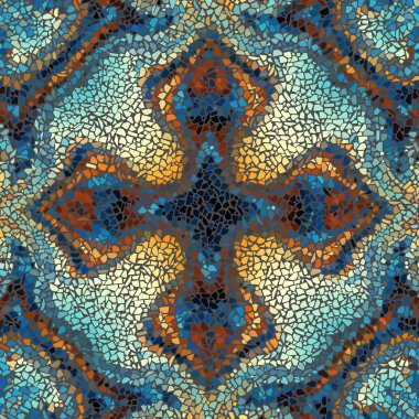 Dikişsiz mozaik desen