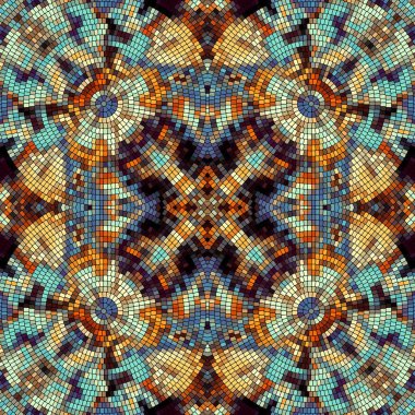 Dikişsiz mozaik desen