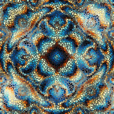 Dikişsiz mozaik desen