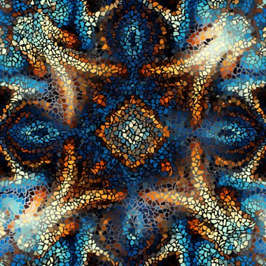 Dikişsiz mozaik desen