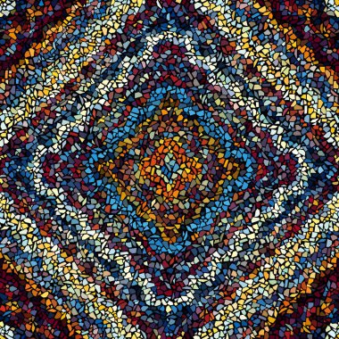 Dikişsiz mozaik desen