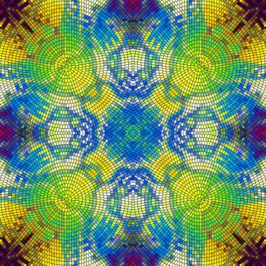 Dikişsiz mozaik desen