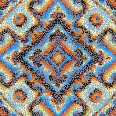 Dikişsiz mozaik desen