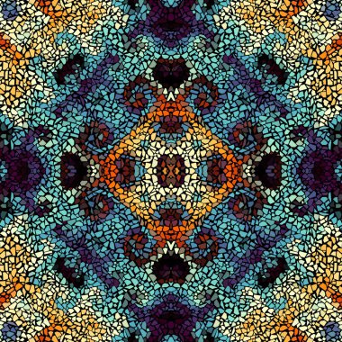 Dikişsiz mozaik desen