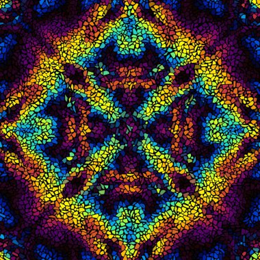 Dikişsiz mozaik desen