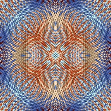 Dikişsiz mozaik desen