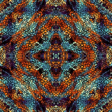 Dikişsiz mozaik desen