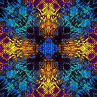 Dikişsiz mozaik desen