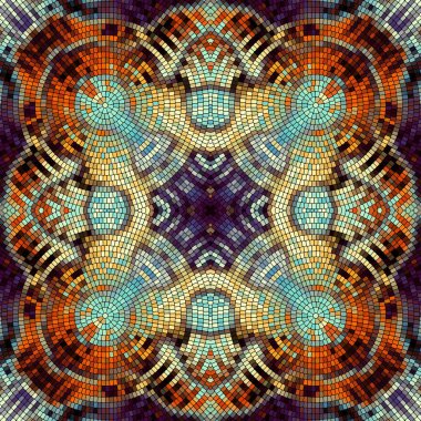 Dikişsiz mozaik desen