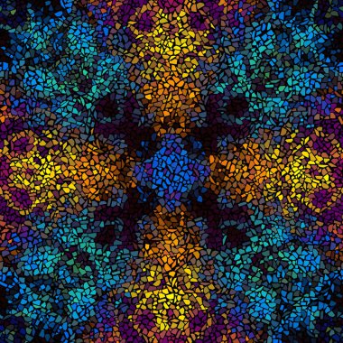 Dikişsiz mozaik desen