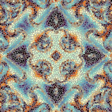 Dikişsiz mozaik desen