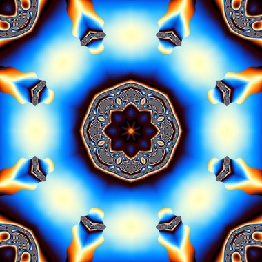 soyut yuvarlak kalıp