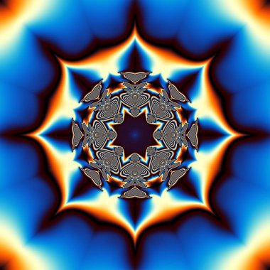 soyut yuvarlak kalıp