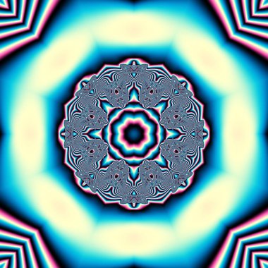 soyut yuvarlak kalıp