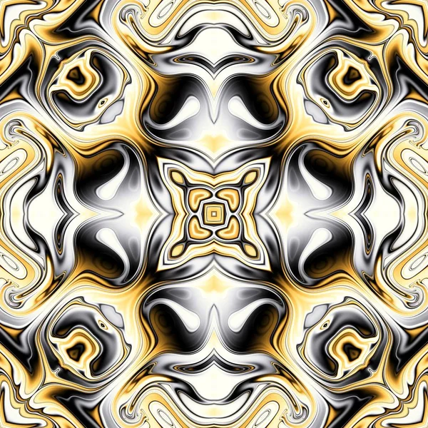 Αφηρημένη συμμετρική μοτίβο — Φωτογραφία Αρχείου