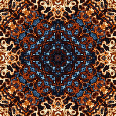 soyut yuvarlak kalıp