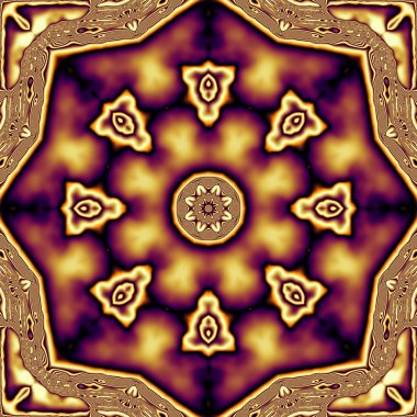 soyut yuvarlak kalıp