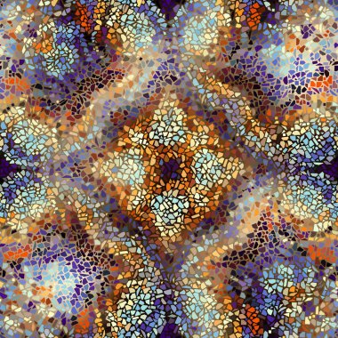 Dikişsiz mozaik desen