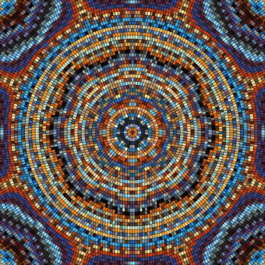 Dikişsiz mozaik desen