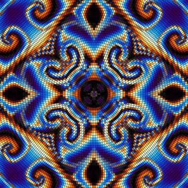 Dikişsiz mozaik desen