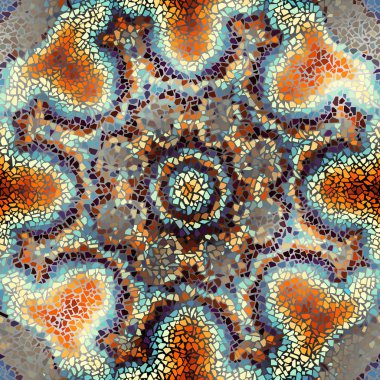 Dikişsiz mozaik desen