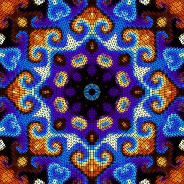 Dikişsiz mozaik desen