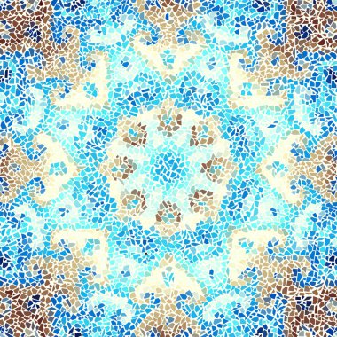Dikişsiz mozaik desen