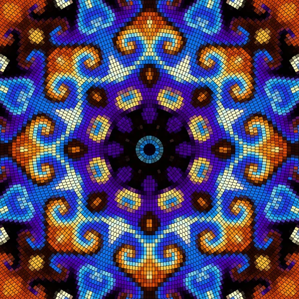 Modèle de mosaïque sans couture — Image vectorielle