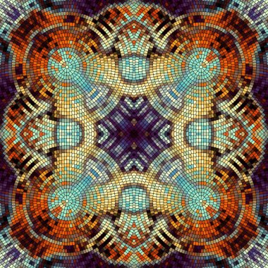 Dikişsiz mozaik desen