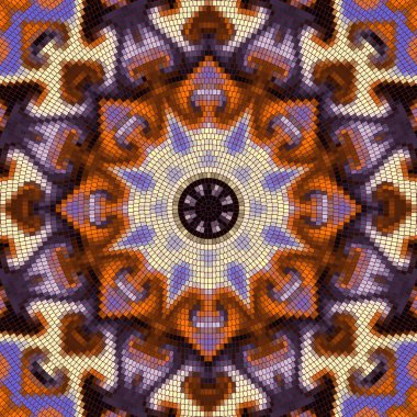 Dikişsiz mozaik desen