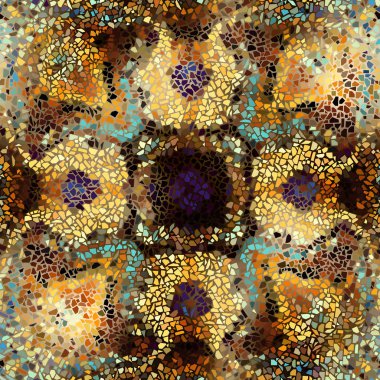 Dikişsiz mozaik desen