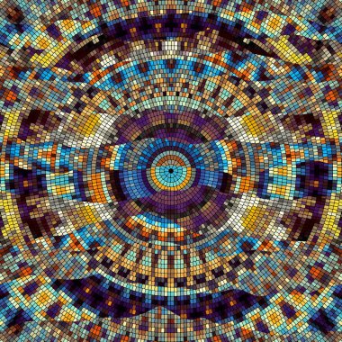 Dikişsiz mozaik desen