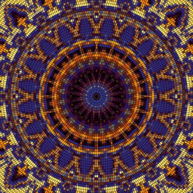 Dikişsiz mozaik desen