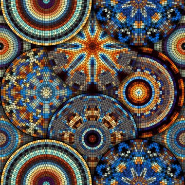Dikişsiz mozaik desen
