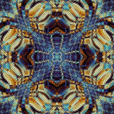 Dikişsiz mozaik desen