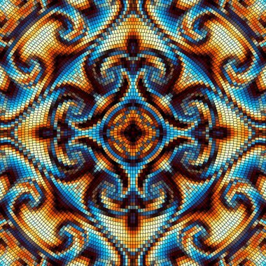 Dikişsiz mozaik desen