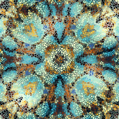 Dikişsiz mozaik desen