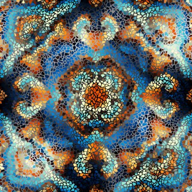 Dikişsiz mozaik desen