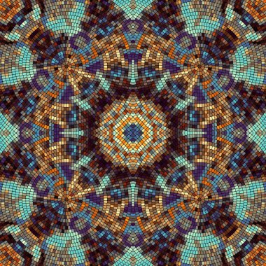 Dikişsiz mozaik desen