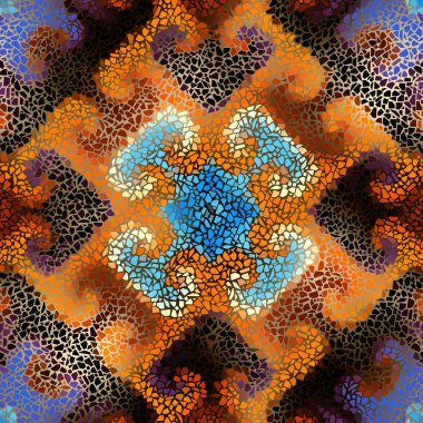 Dikişsiz mozaik desen