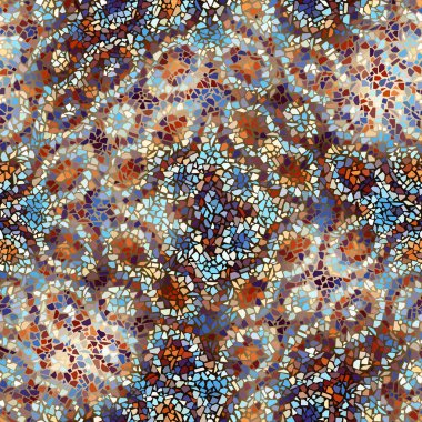 Dikişsiz mozaik desen