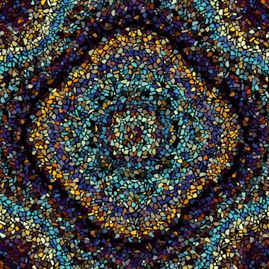 Dikişsiz mozaik desen