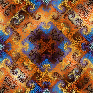 Dikişsiz mozaik desen