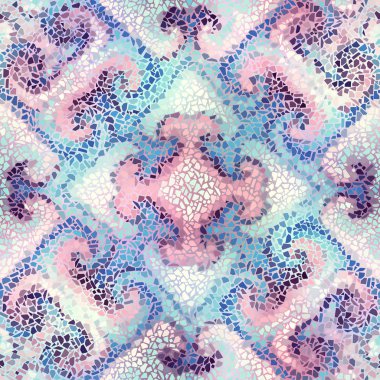 Dikişsiz mozaik desen